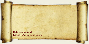 Kristina Balzamović vizit kartica